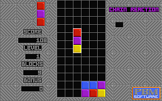 Chain Reaction atari screenshot
